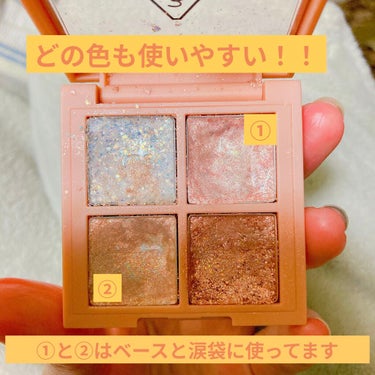 3CE MINI MULTI EYE COLOR PALETTE/3CE/アイシャドウパレットを使ったクチコミ（2枚目）