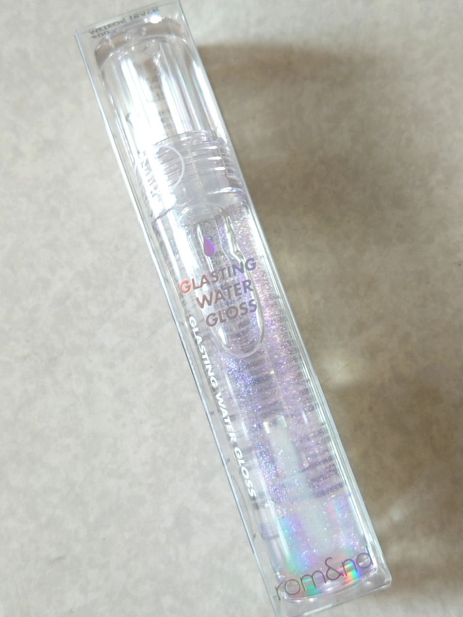 グラスティングウォーターグロス/rom&nd/リップグロスを使ったクチコミ(1枚目)
