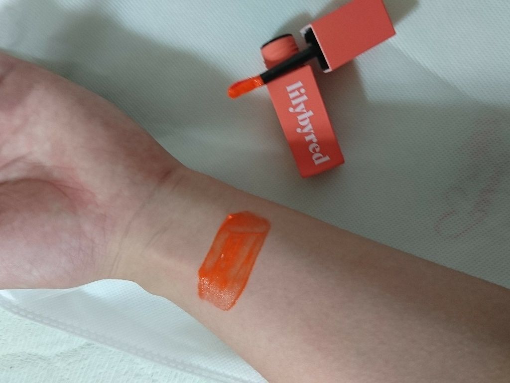 ブラッディライアー コーティングティント/lilybyred/リップティントを使ったクチコミ（2枚目）