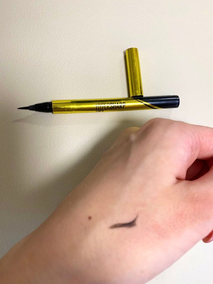 ハイパーシャープ ライナー R/MAYBELLINE NEW YORK/リキッドアイライナーを使ったクチコミ(1枚目)