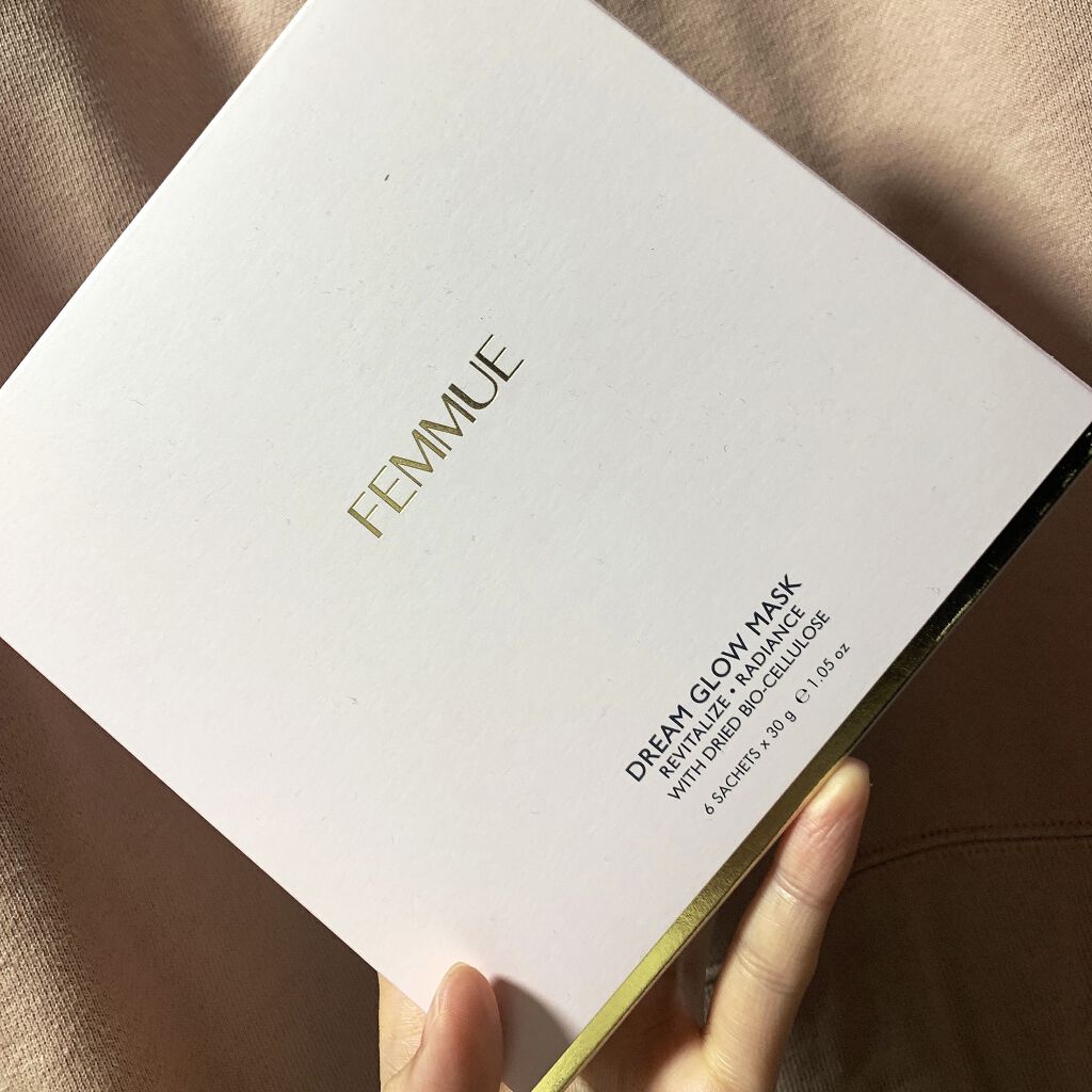 ドリームグロウマスク RR（透明感・キメ）/FEMMUE/シートマスク・パックを使ったクチコミ（1枚目）