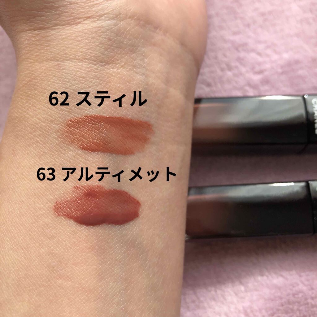 のサイズ シャネル ルージュ アリュール ラック 62スティル ージュアリ