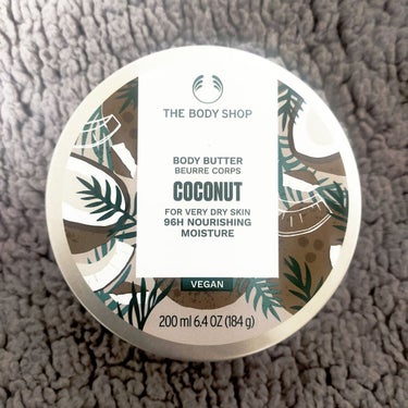 THE BODY SHOP ボディバター ココナッツのクチコミ「THE BODY SHOP BODY BUTTER COCONUT

乾燥肌がひどいので、保湿.....」（1枚目）