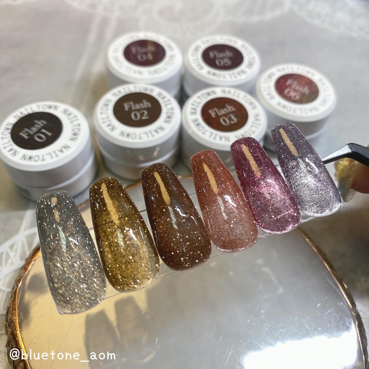 ネイルタウンジェル フラッシュジェル/NAILTOWN/ジェルネイルを使ったクチコミ(8枚目)