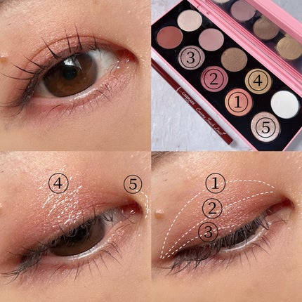 Mother Ship VII Divine Rose /PAT McGRATH LABS/アイシャドウパレットを使ったクチコミ(5枚目)
