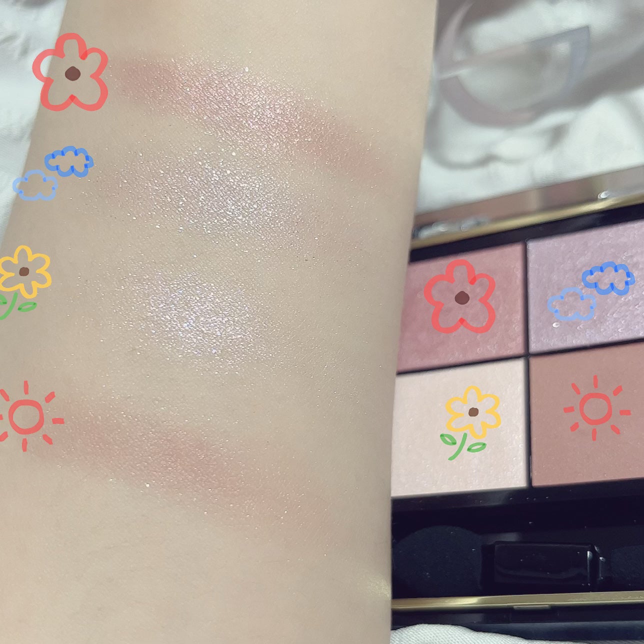 リアルクローズシャドウ/excel/アイシャドウパレットを使ったクチコミ(2枚目)