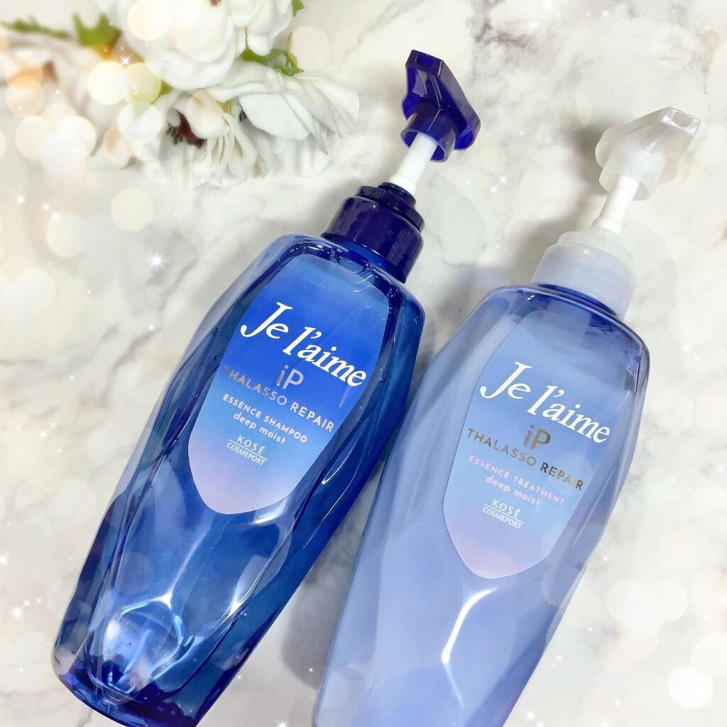iP タラソリペア 補修美容液シャンプー/補修美容液トリートメント (ディープモイスト)/Je l'aime/市販シャンプーを使ったクチコミ(7枚目)