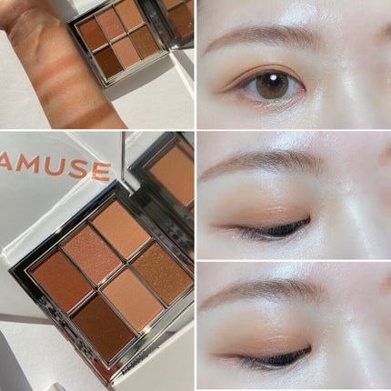 アイ ヴィーガン シアーパレット/AMUSE/アイシャドウパレットを使ったクチコミ(7枚目)