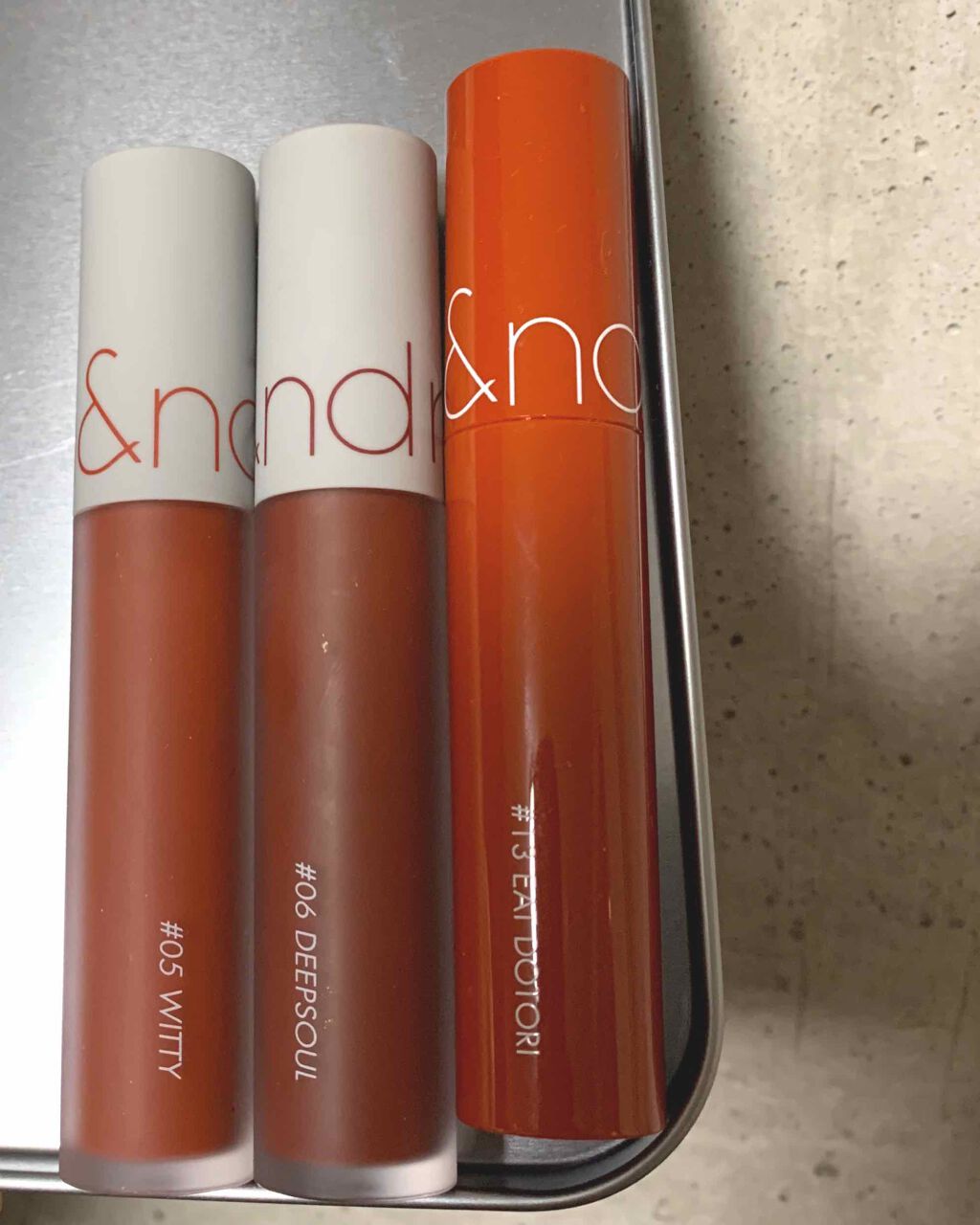 ジューシーラスティングティント/rom&nd/リップティントを使ったクチコミ（1枚目）