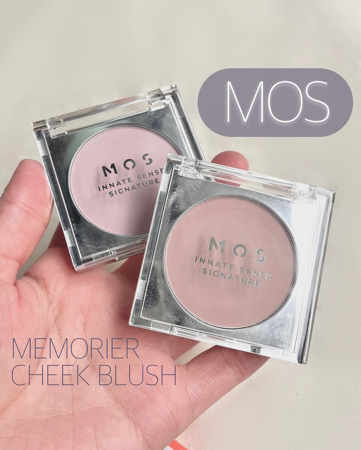 モスメモリアルチークブラッシャー/MOS/パウダーチークを使ったクチコミ(5枚目)