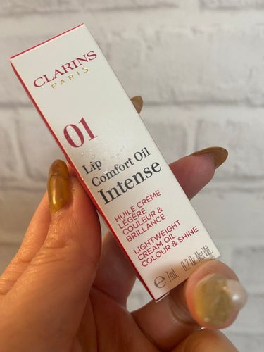 コンフォート リップオイル インテンス 01 インテンス ヌード/CLARINS/リップグロスを使ったクチコミ（1枚目）