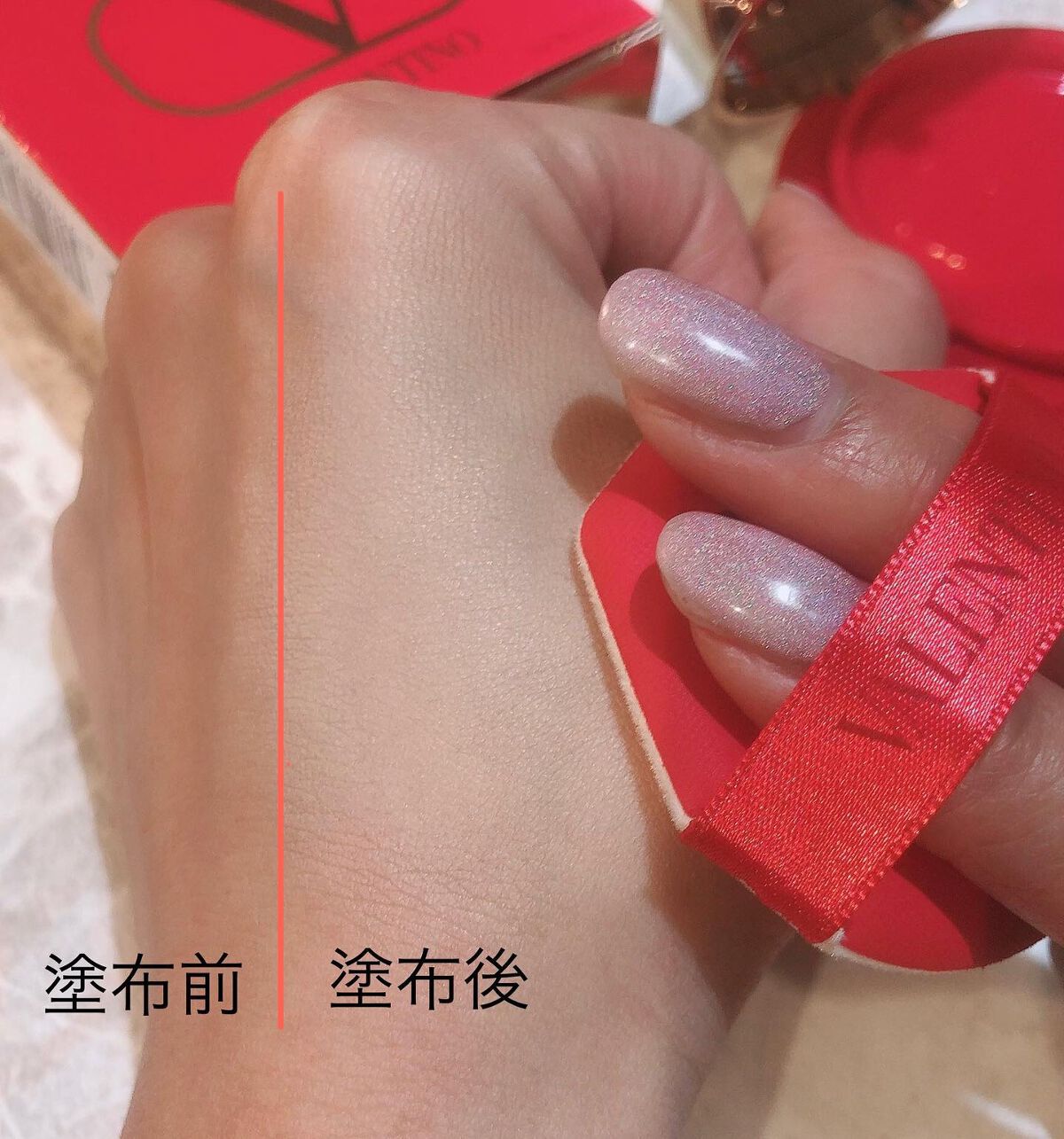 GO クッション/ヴァレンティノ ビューティ/クッションファンデーションを使ったクチコミ(4枚目)