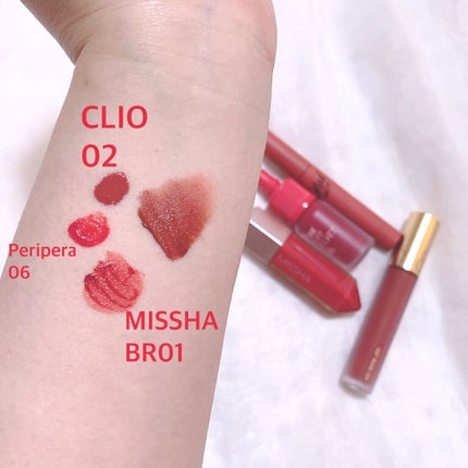 ミルクティーベルベットティント/rom&nd/リップティントを使ったクチコミ(5枚目)