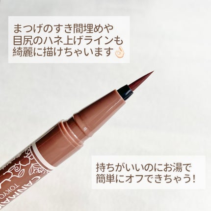ラスティングリキッドライナー/キャンメイク/リキッドアイライナーを使ったクチコミ(3枚目)