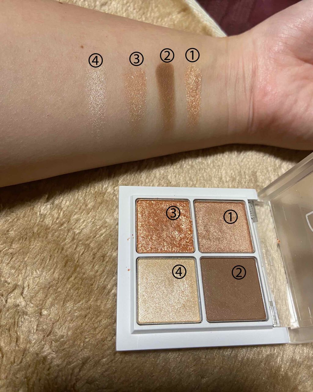 THE アイパレR/b idol/アイシャドウパレットを使ったクチコミ(2枚目)