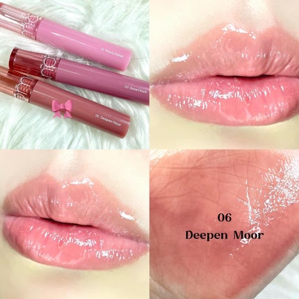 グラスティングカラーグロス/rom&nd/リップグロスを使ったクチコミ(6枚目)