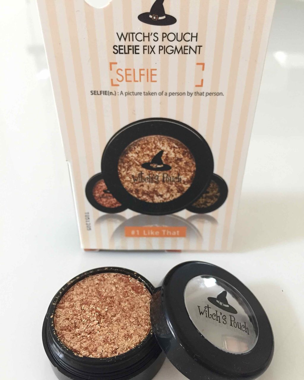 セルフィーフィックスピグメント/Witch's Pouch/単色アイシャドウを使ったクチコミ（1枚目）