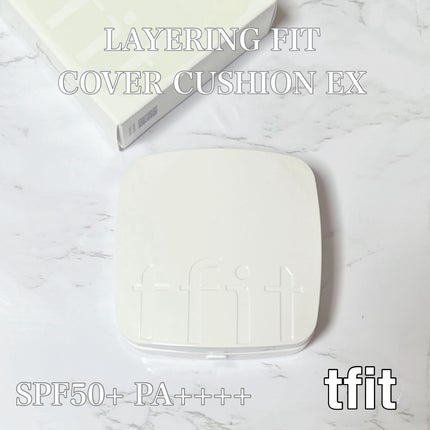 レイヤリングフィットカバークッションEX/TFIT/クッションファンデーションを使ったクチコミ(1枚目)