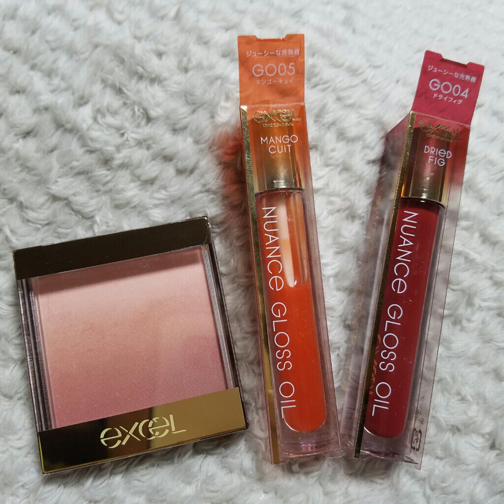 ニュアンスグロスオイル/excel/リップグロスを使ったクチコミ(1枚目)