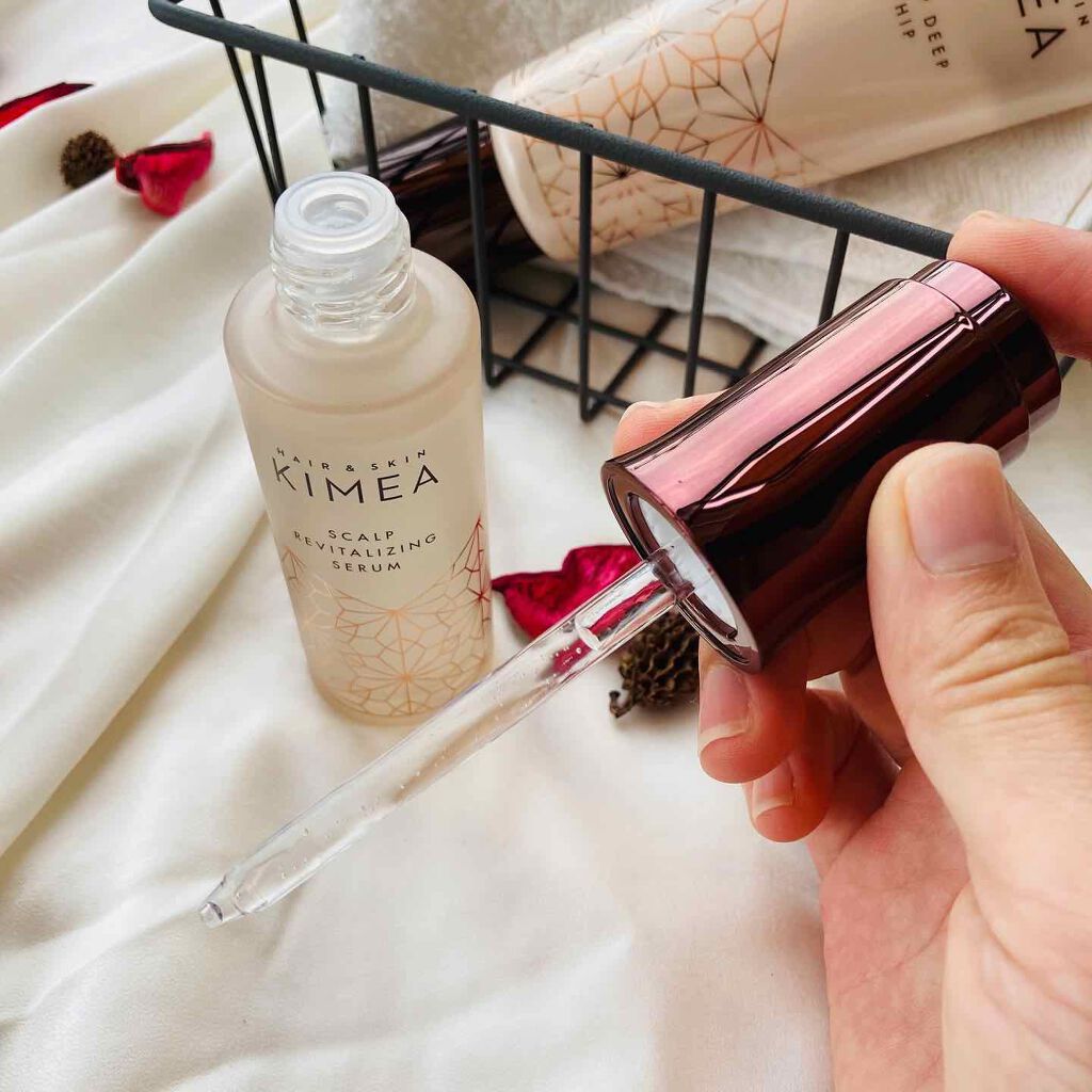 スカルプ リバイタライジングセラム/ヘア&スキン キメア/頭皮ローションを使ったクチコミ(2枚目)