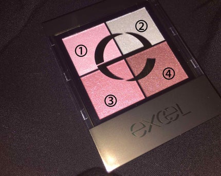 リアルクローズシャドウ/excel/アイシャドウパレットを使ったクチコミ(2枚目)