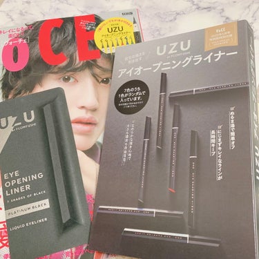 VOCE 5月号 特別版

UZU アイオープニングライナー現品サイズ
7色のうちランダムで一色ついて980円とお得🙌

私はプラチナムブラックが入っていました･:*

プラチナブラックは濡れたような艶