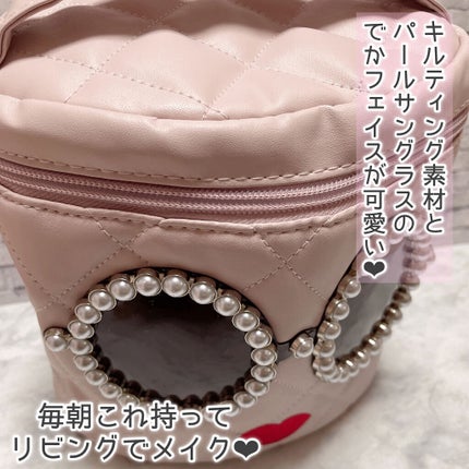 キルティングバニティポーチ/a-jolie(アジョリー) /化粧ポーチを使ったクチコミ(4枚目)