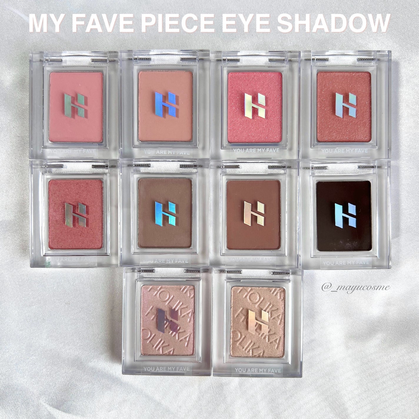 マイフェイブムードアイパレット 9カラー/HOLIKA HOLIKA/アイシャドウパレットを使ったクチコミ(6枚目)
