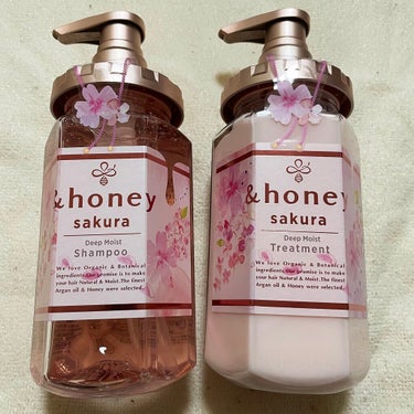 サクラ ディープモイスト シャンプー1.0/ヘアトリートメント2.0/&honey/シャンプー・コンディショナーを使ったクチコミ（3枚目）