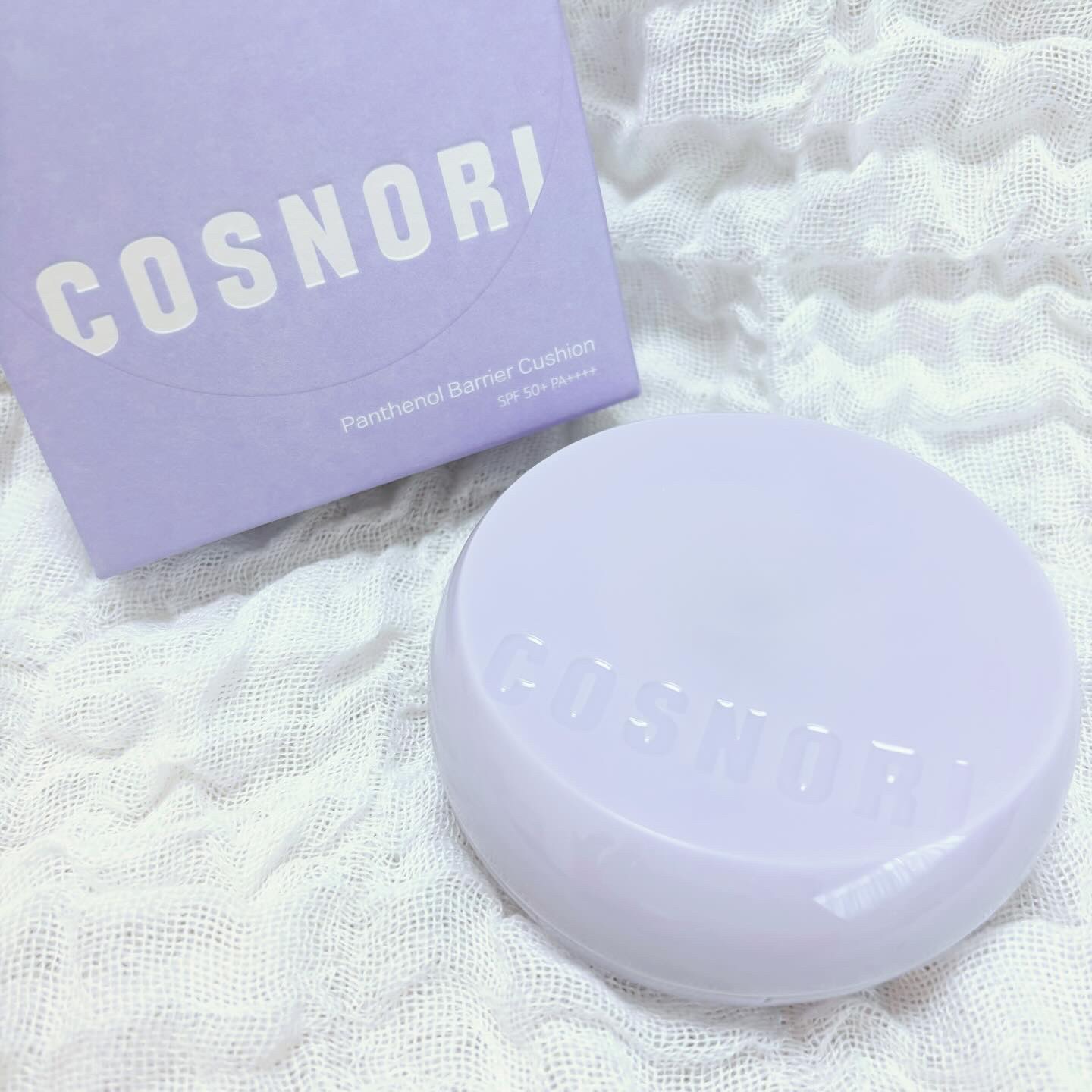 パンテノールバリアクッション/COSNORI/クッションファンデーションを使ったクチコミ（1枚目）