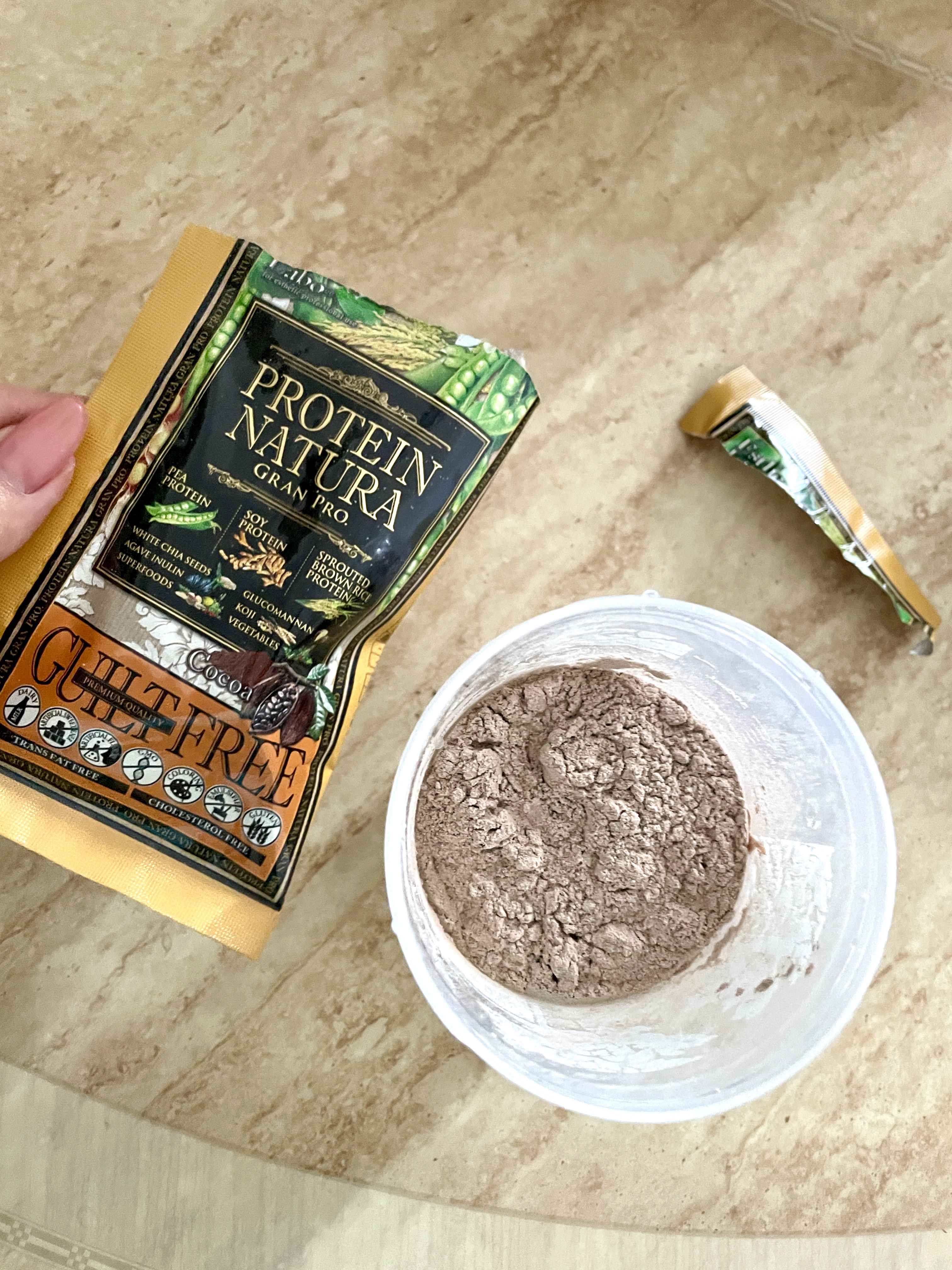 プロテインナチュラグランプロ ココア味/エステプロ・ラボ/その他プロテインを使ったクチコミ（3枚目）