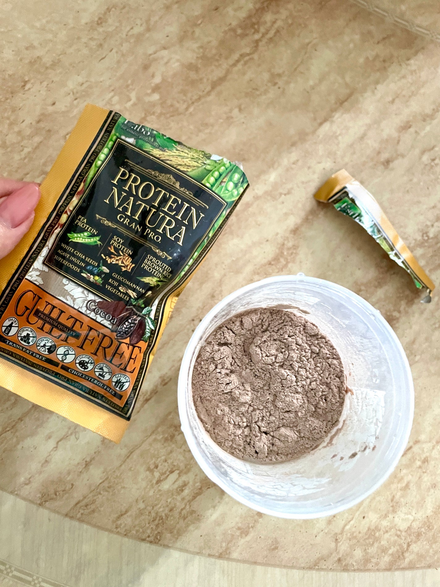 プロテインナチュラグランプロ ココア味/エステプロ・ラボ/その他プロテインを使ったクチコミ(3枚目)