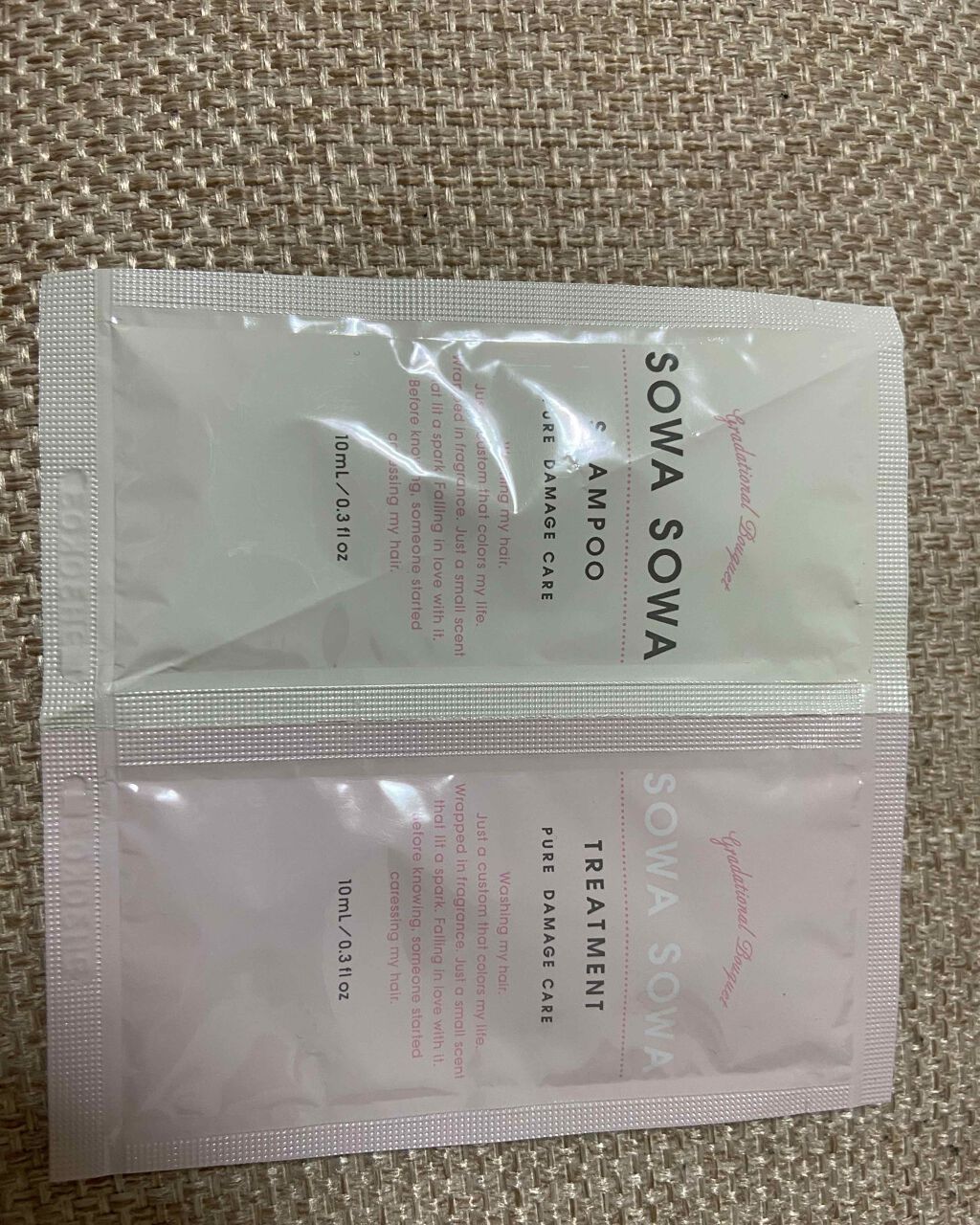 sowasowaピュアダメージケアシャンプー/トリートメント/SOWA SOWA/市販シャンプーを使ったクチコミ(1枚目)