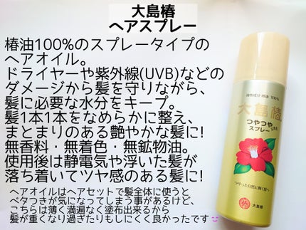 ヘアスプレー/大島椿/ヘアスプレーを使ったクチコミ(2枚目)
