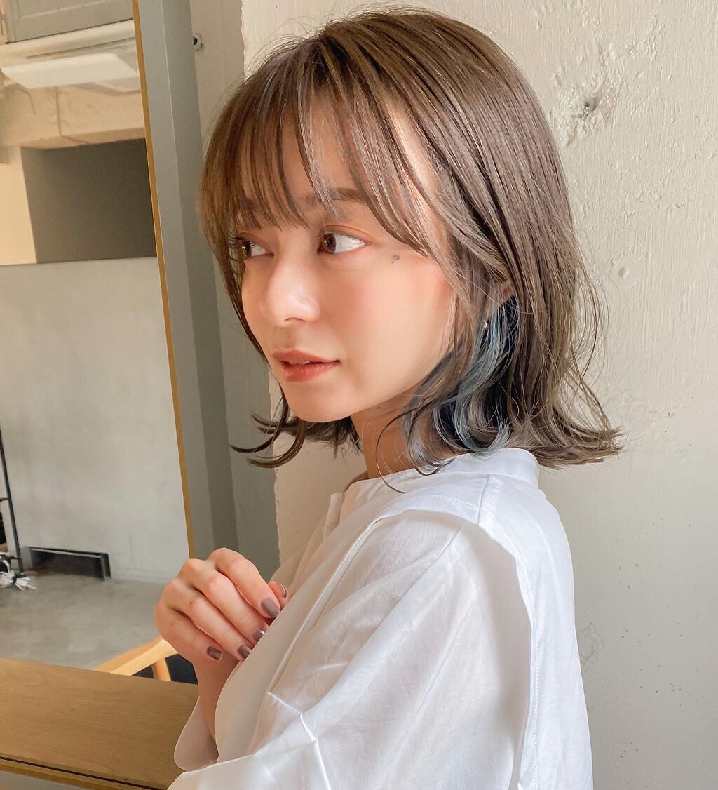 金子颯汰 on LIPS 「ボブでも長さがあって結べるボブが人気◎少し長めの肩上ボブ☺︎チ..」(2枚目)