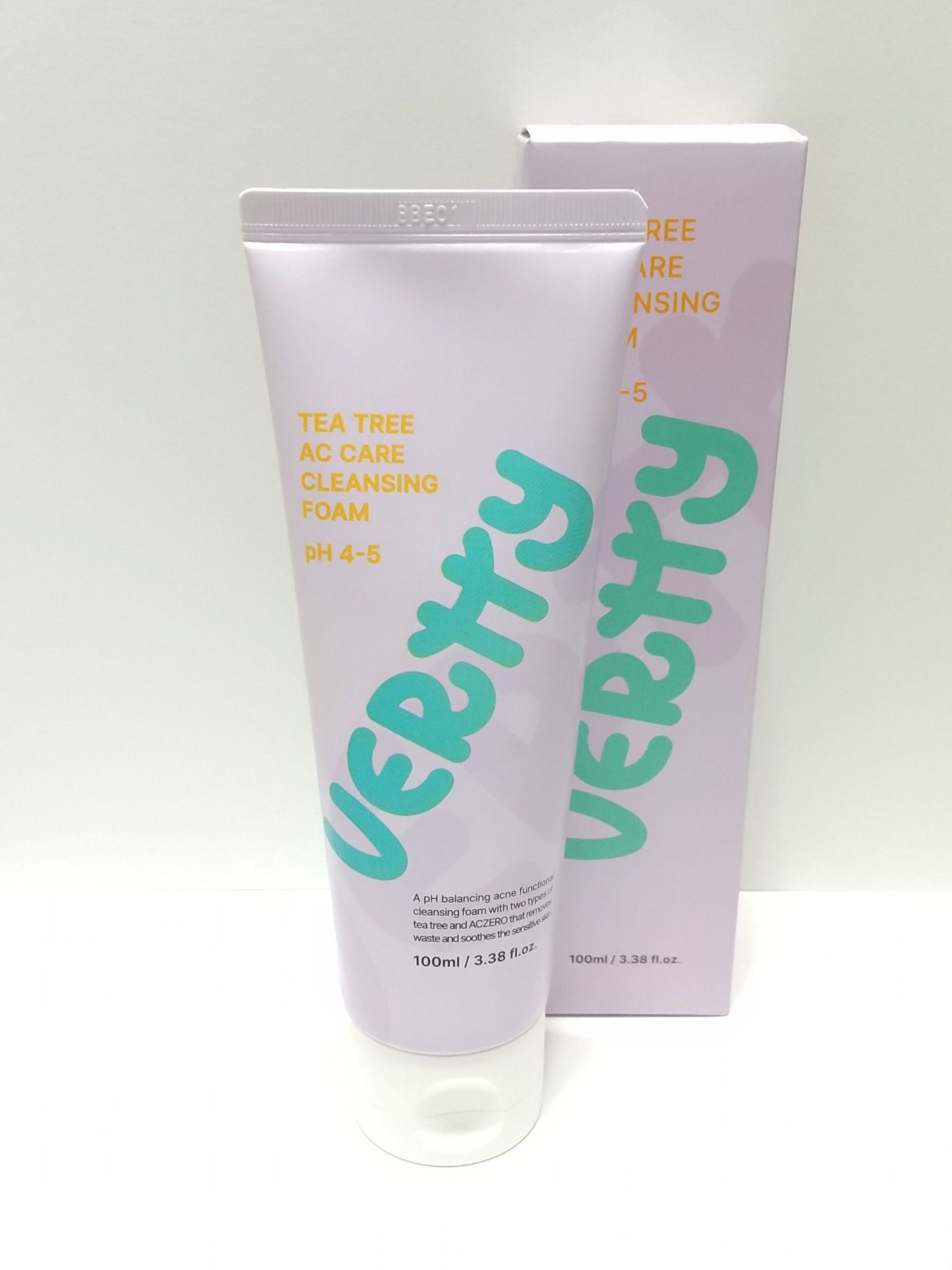 ティーツリーACケアクレンジングフォーム[ph4-5]/Vertty/洗顔フォームを使ったクチコミ（1枚目）