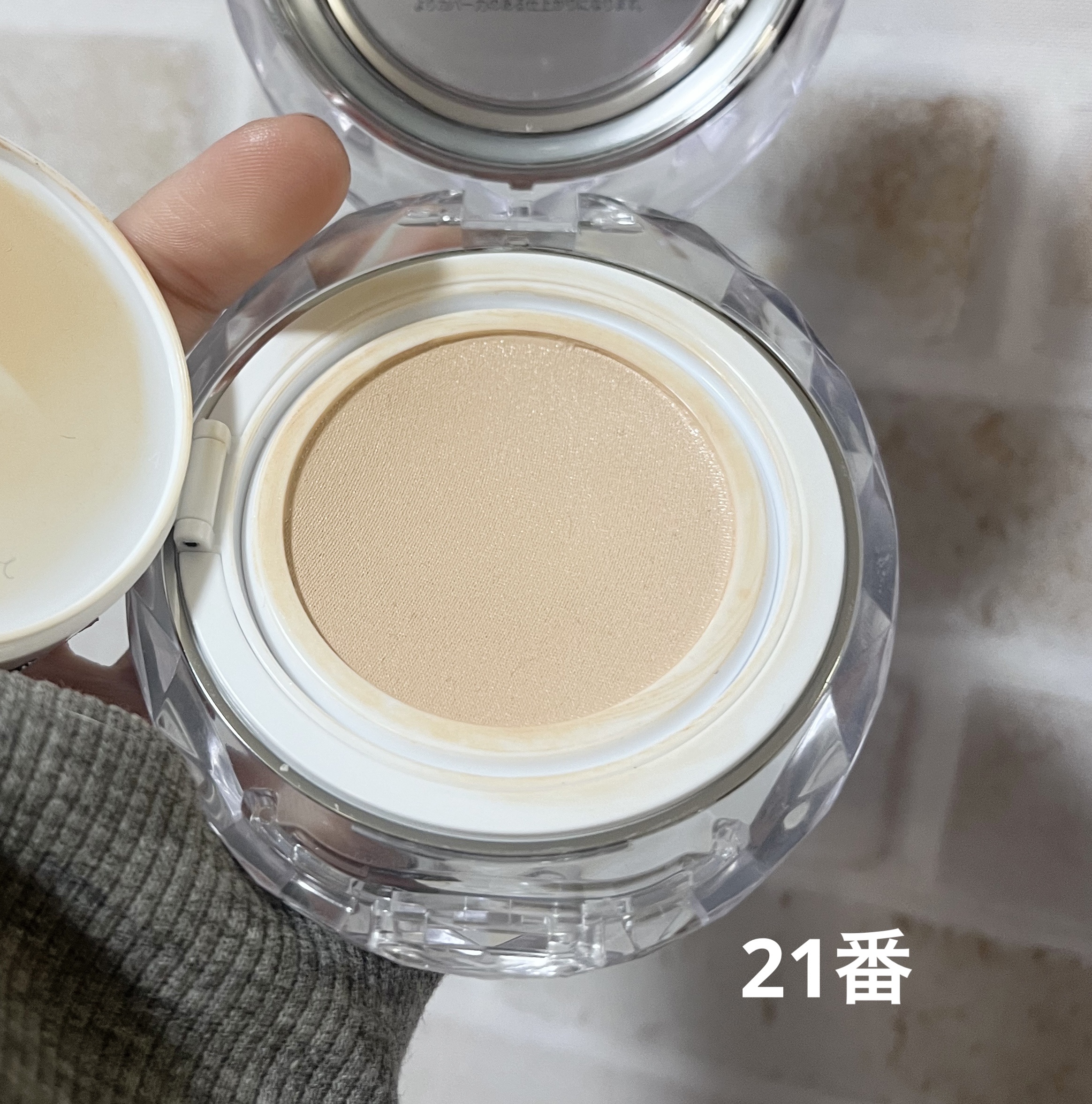 マスクフィット クリスタルメッシュクッション/TIRTIR(ティルティル)/クッションファンデーションを使ったクチコミ（2枚目）