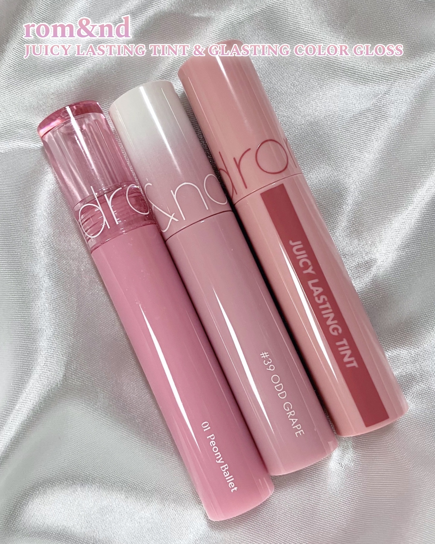 ジューシーラスティングティント/rom&nd/リップティントを使ったクチコミ（2枚目）