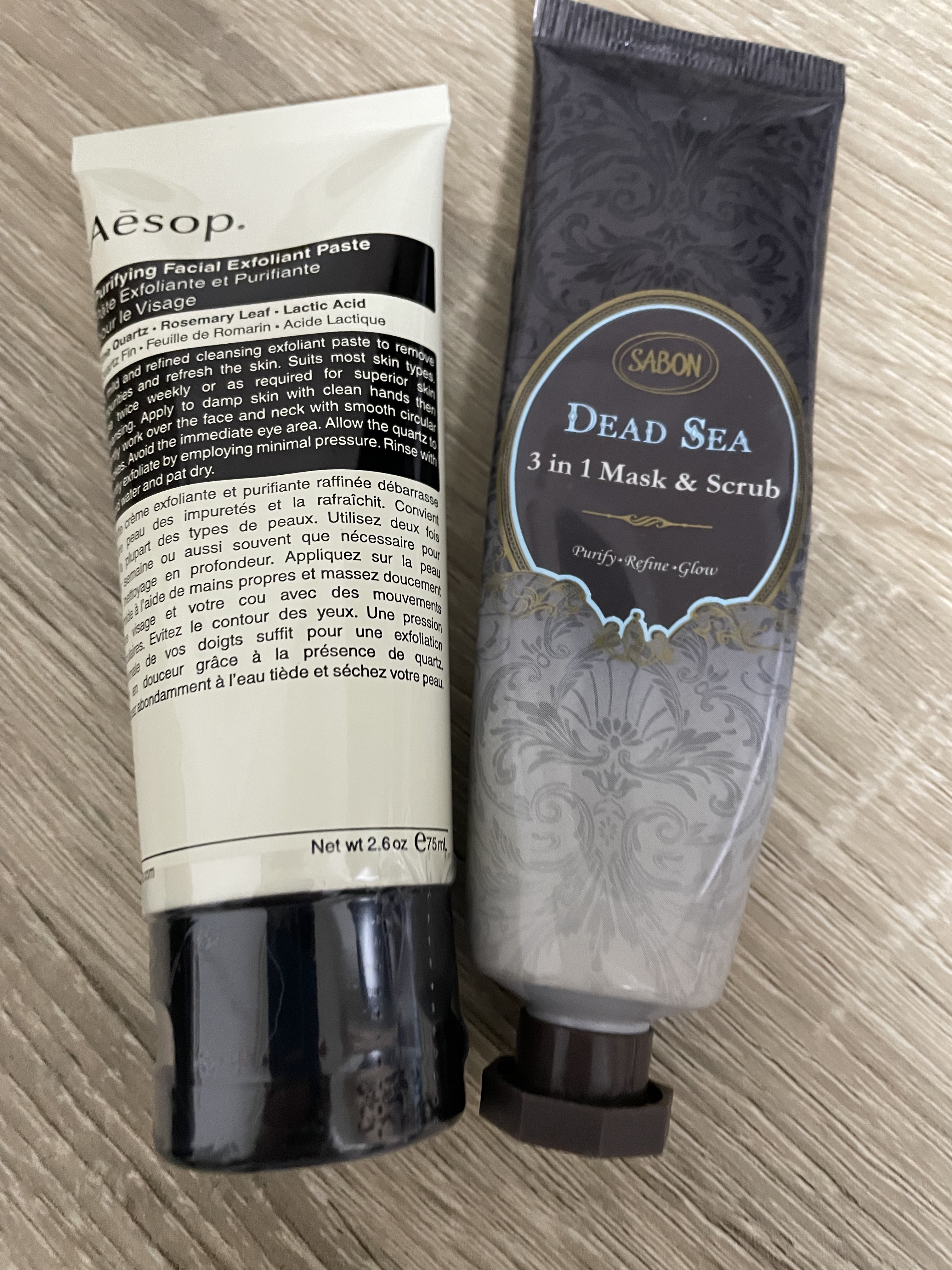 3in1 マスク＆スクラブ 50ml（チューブタイプ）/SABON/洗い流すパック・マスクを使ったクチコミ（1枚目）