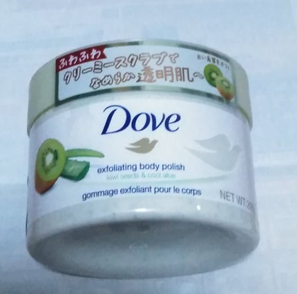 ダヴ ふわとろ クリーミースクラブ キウイ&アロエ 298g/ダヴ/ボディスクラブを使ったクチコミ(1枚目)