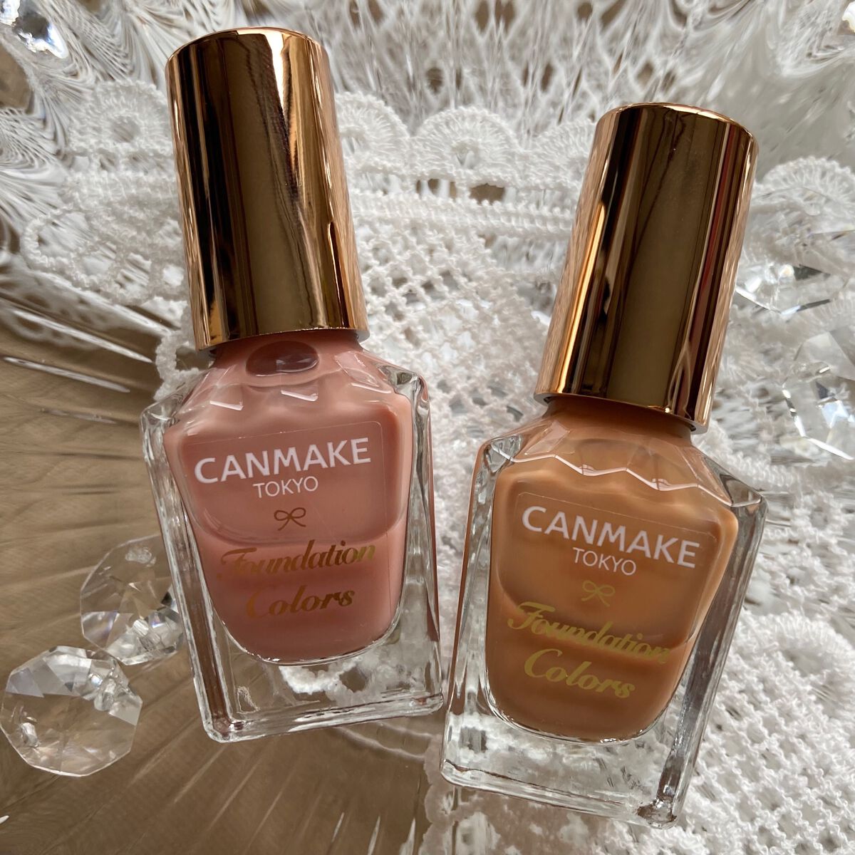 ファンデーションカラーズ/キャンメイク/マニキュアを使ったクチコミ(8枚目)