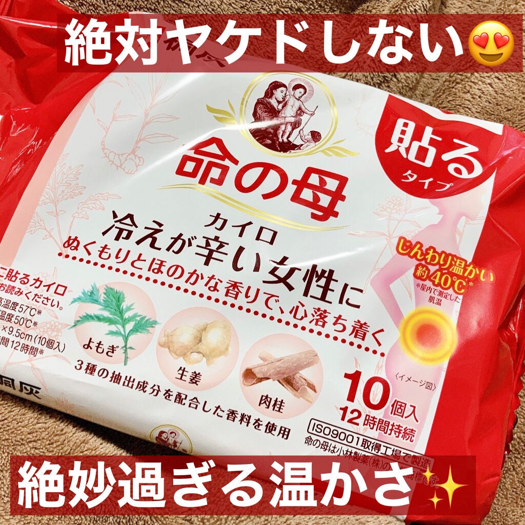 命の母 貼るタイプカイロ/桐灰化学/その他を使ったクチコミ(1枚目)