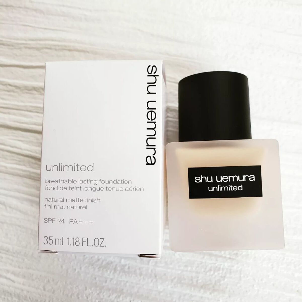 （旧）アンリミテッド ラスティング フルイド/shu uemura/リキッドファンデーションを使ったクチコミ（2枚目）