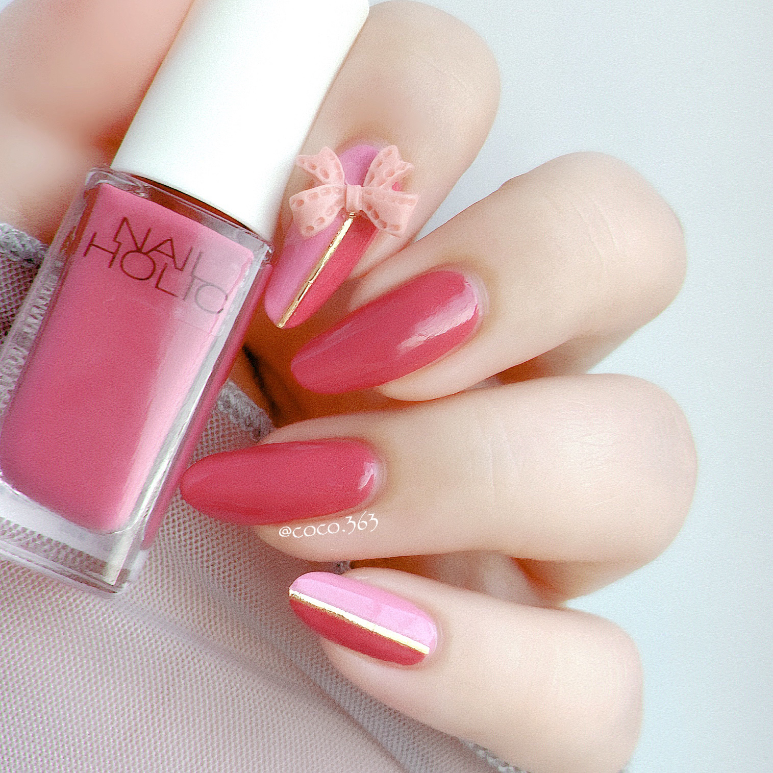 ネイルホリック リミテッドカラー カスタムジェラート RO608 カシス/ネイルホリック/マニキュアを使ったクチコミ（3枚目）