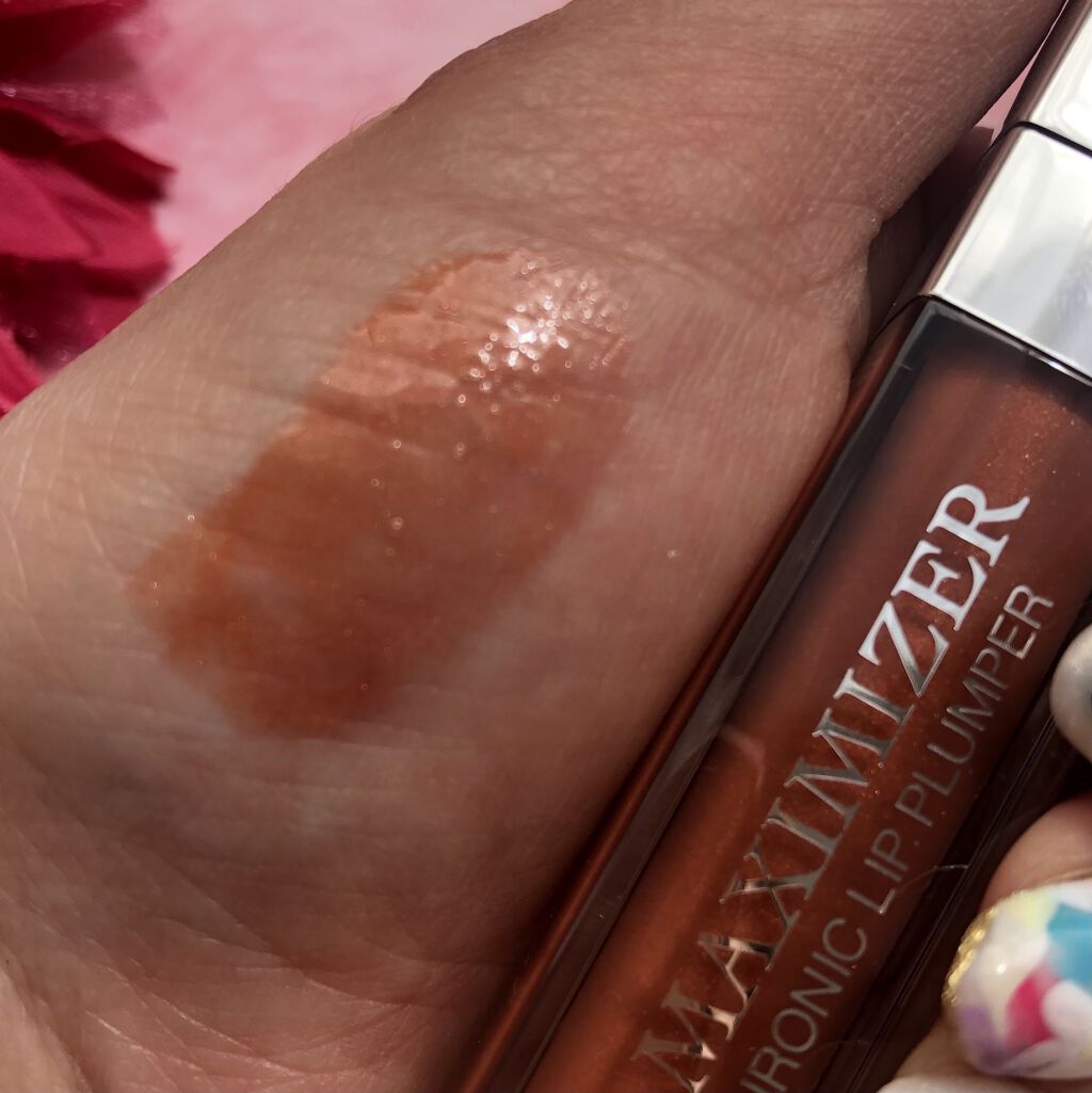 【旧】ディオール アディクト リップ マキシマイザー 023 シマー ブロンズ/Dior/リップグロスを使ったクチコミ（2枚目）