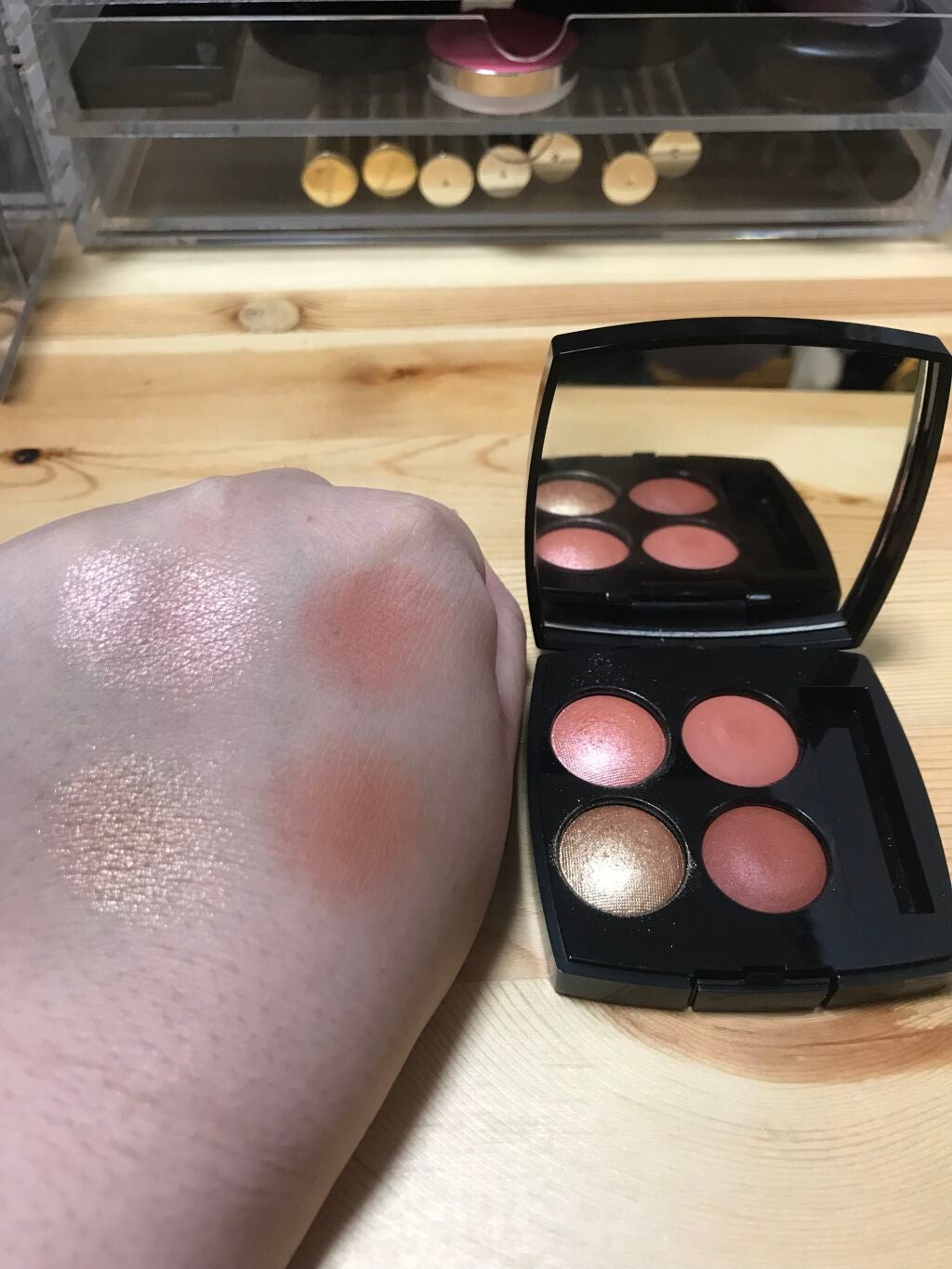 レ キャトル オンブル/CHANEL/アイシャドウパレットを使ったクチコミ(2枚目)