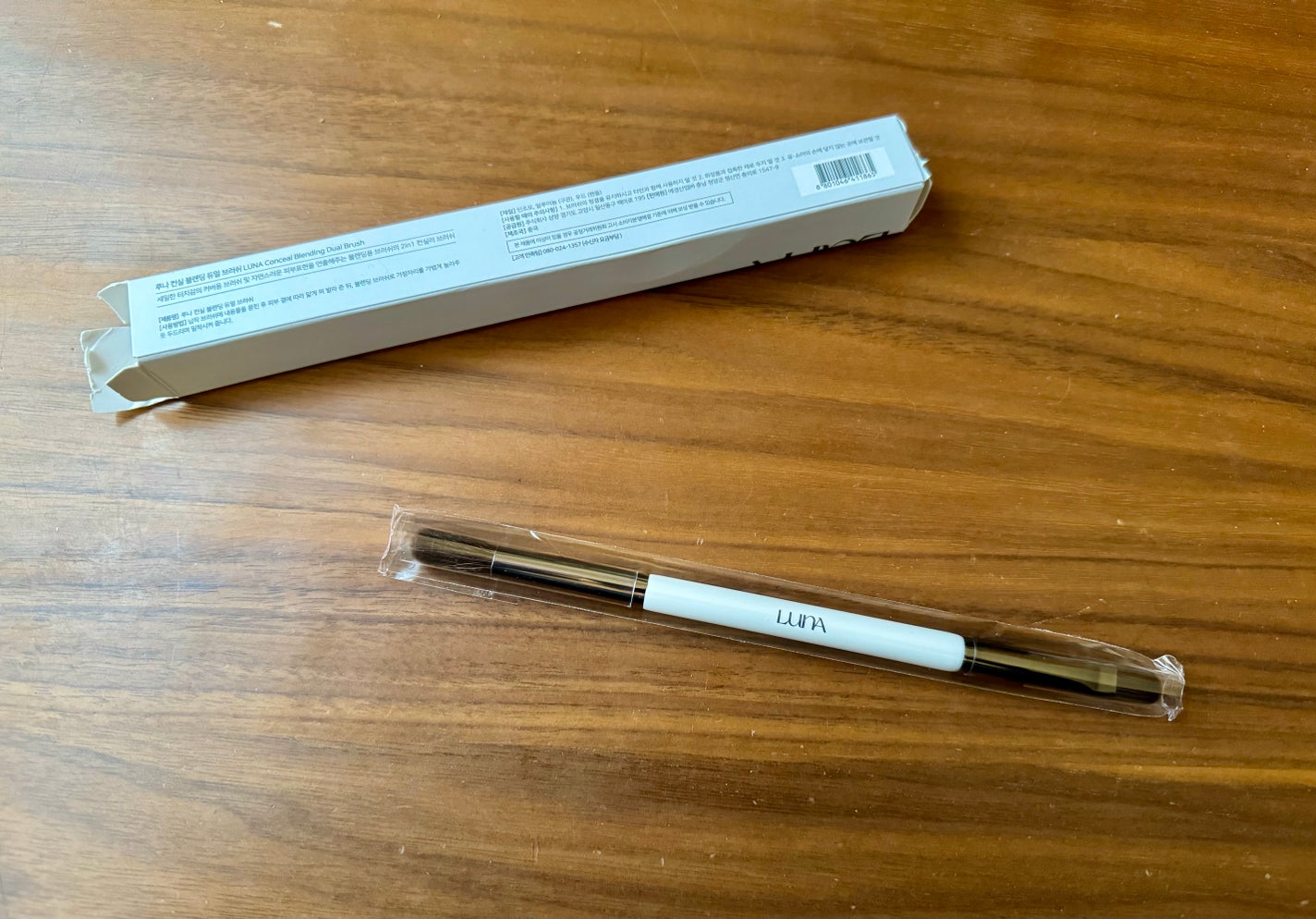 コンシールブレンディングデュアルブラシ /LUNA/メイクブラシを使ったクチコミ(3枚目)