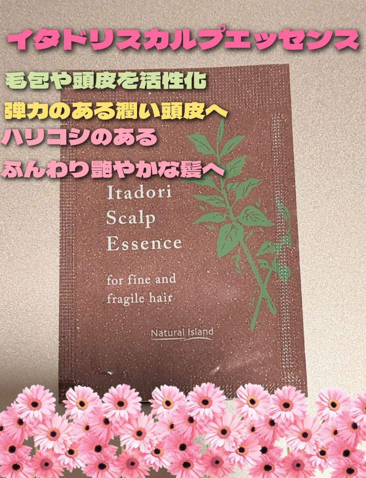 イタドリスカルプエッセンス /ナチュラルアイランド/頭皮ローションを使ったクチコミ(1枚目)