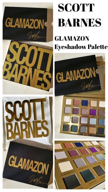 GLAMAZON PIGMENT PALETTE/Scott Barnes/パウダーアイシャドウを使ったクチコミ（1枚目）