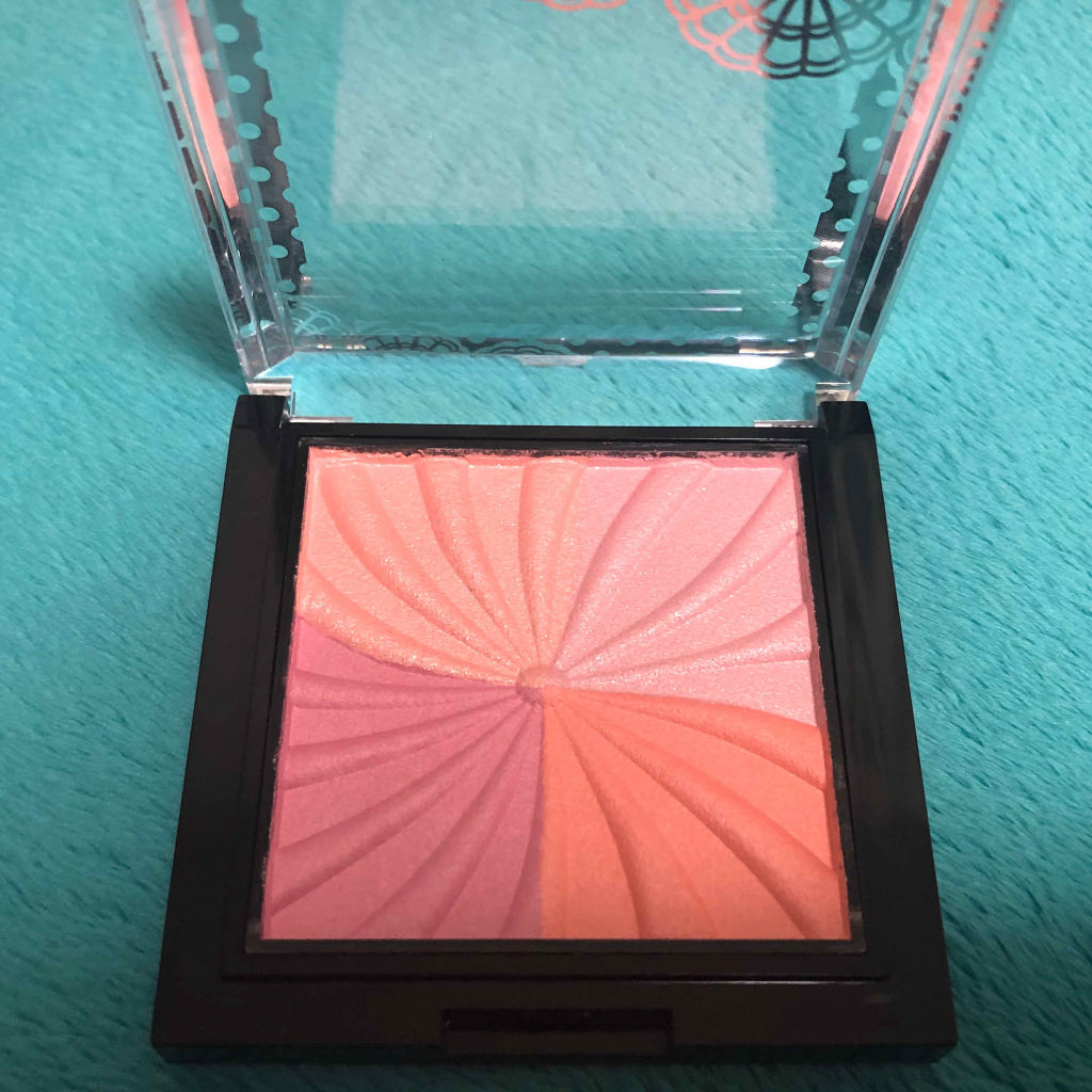 ミックスチークパウダー/DAISO/パウダーチークを使ったクチコミ（2枚目）